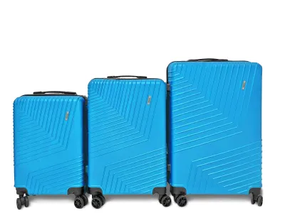 VALISE BLEU ABS 94L 50X75X30CM VALISE BLEU ABS 94L 50X75X30CM