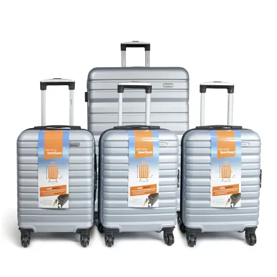 VALISE GRISE ARGENT ABS 37L 45X35X20CM VALISE GRISE ARGENT ABS 37L 45X35X20CM