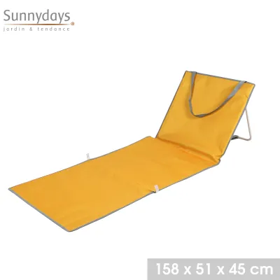 MATELAS DE PLAGE SIERRA JAUNE 158X51X45CM