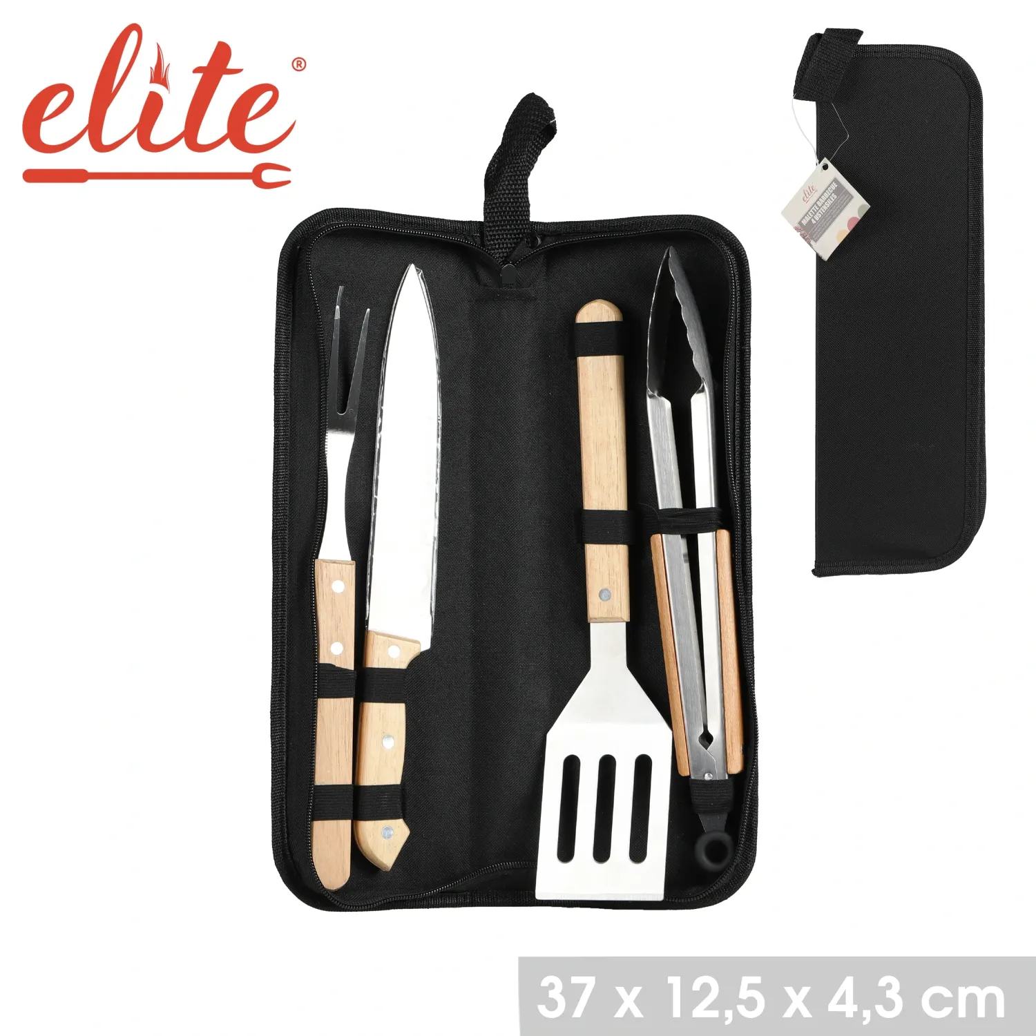 MALETTE BARBECUE AVEC 4USTENSILES