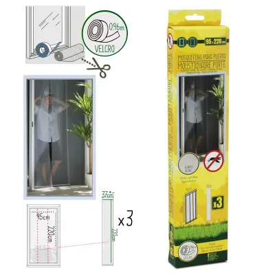 MOUSTIQUAIRE DE PORTE 95X220CM MOUSTIQUAIRE DE PORTE 95X220CM