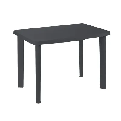 TABLE FARETTO GRISE 101X68X72CM PP