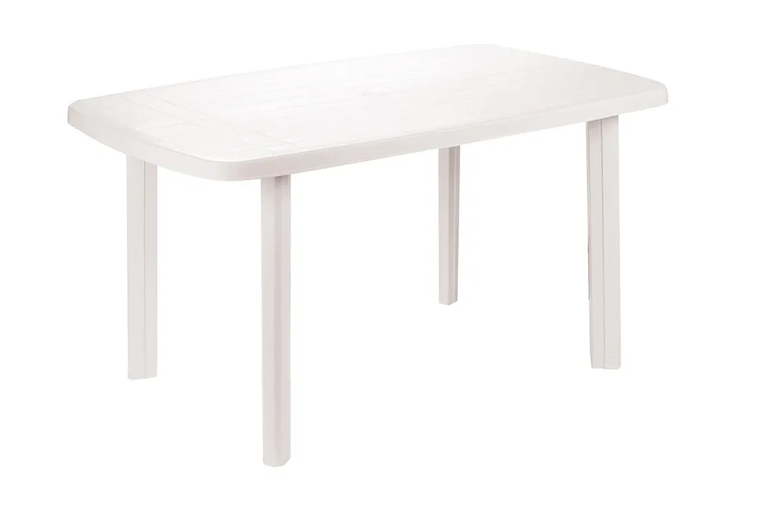 TABLE FARO BLANC 137X85X72CM PP TABLE FARO BLANC 137X85X72CM PP