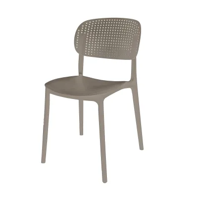 CHAISE JARDIN BARIO TAUPE PP 38X48X78CM