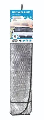 PARE SOLEIL BULLES 130X60CM FIXATION ELASTIQUE PARE SOLEIL BULLES 130X60CM FIXATION ELASTIQUE