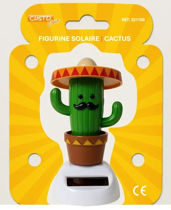 FIGURINE SOLAIRE CACTUS