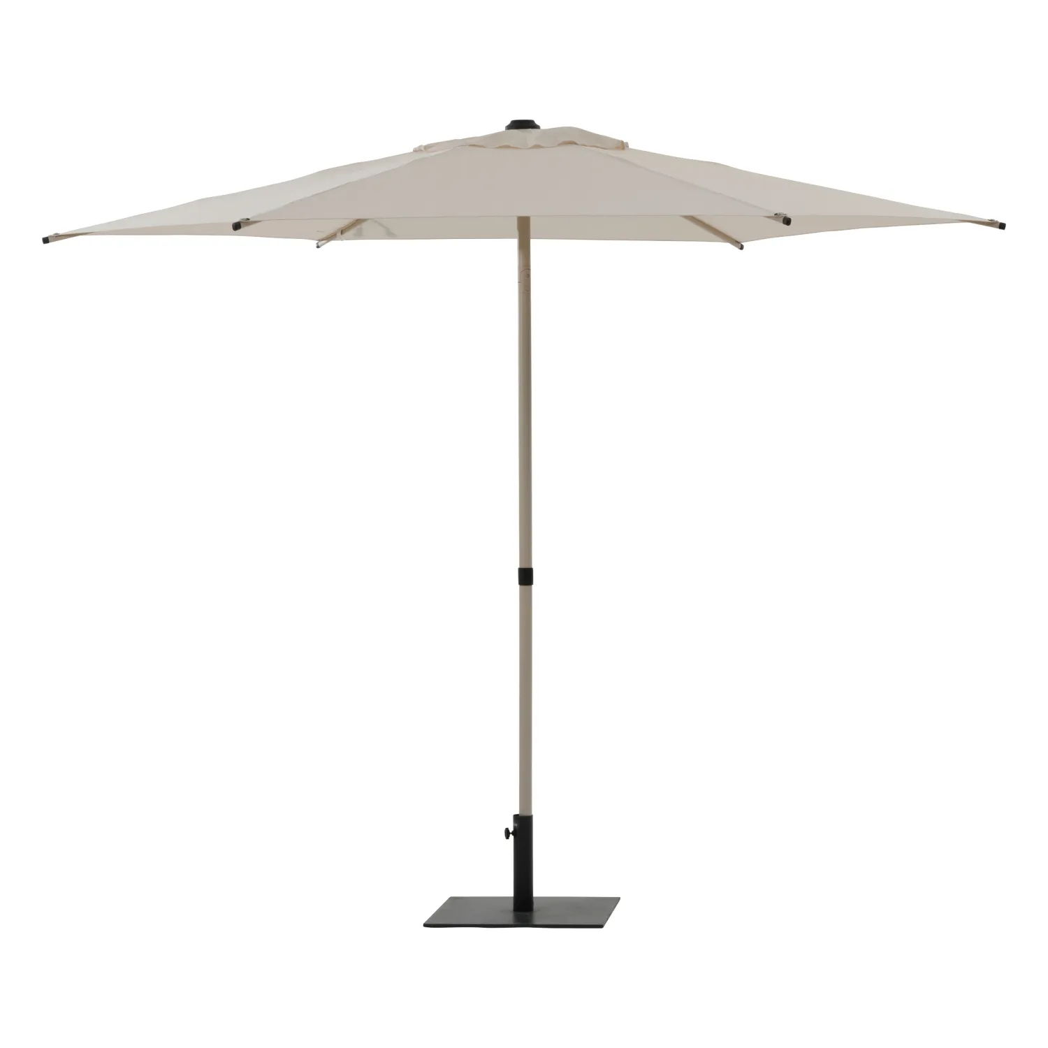 PARASOL SOYA INCLIN D2.42X2.29M ARGILE/BLE