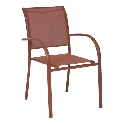 FAUTEUIL PIAZZA ACAJOU 56X65X88CM