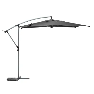 PARASOL DECENTRE MANOA D3X2.4M ARDOISE