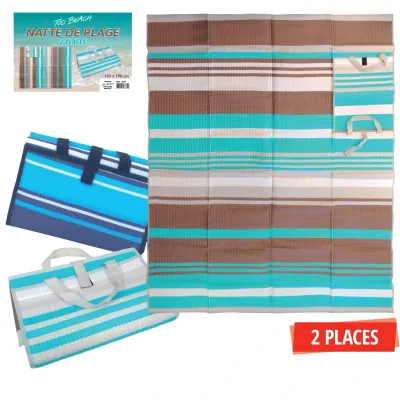 NATTE PLASTIQUE DOUBLE PLIANTE 153X198CM NATTE PLASTIQUE DOUBLE PLIANTE 153X198CM