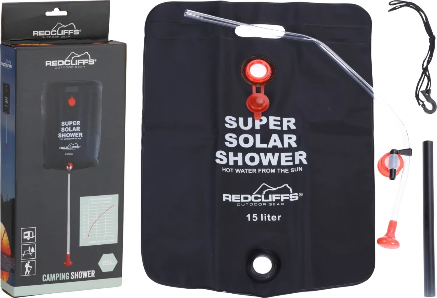 DOUCHE CAMPING 15L 14X5X30CM