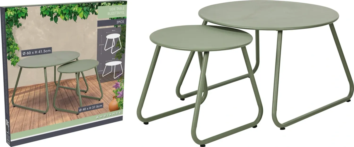 TABLE D APPOINT X2 KAKI