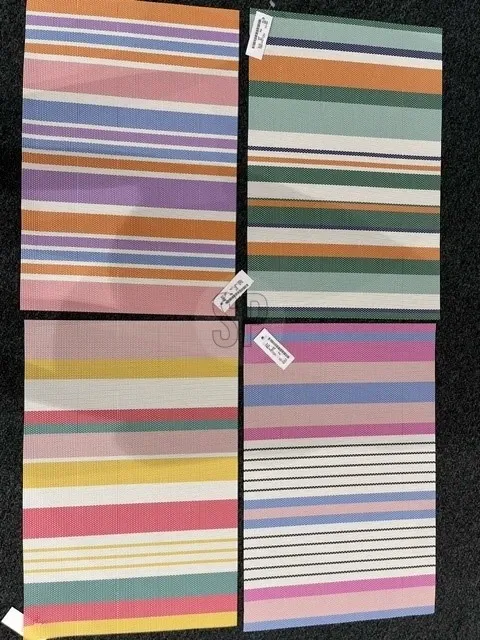 SET DE TABLE RAYE PVC 45X30CM 4ASS