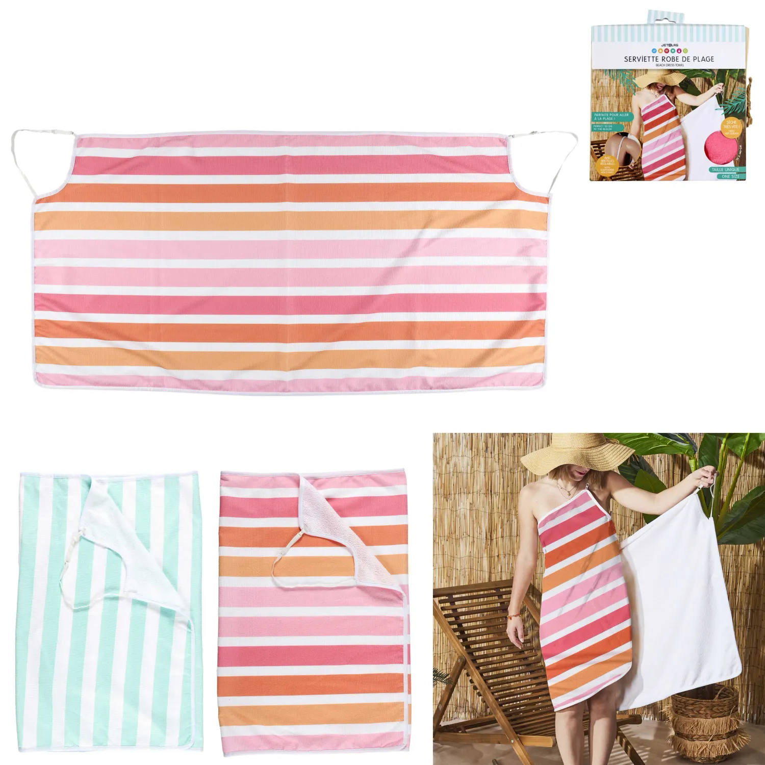SERVIETTE / ROBE DE PLAGE