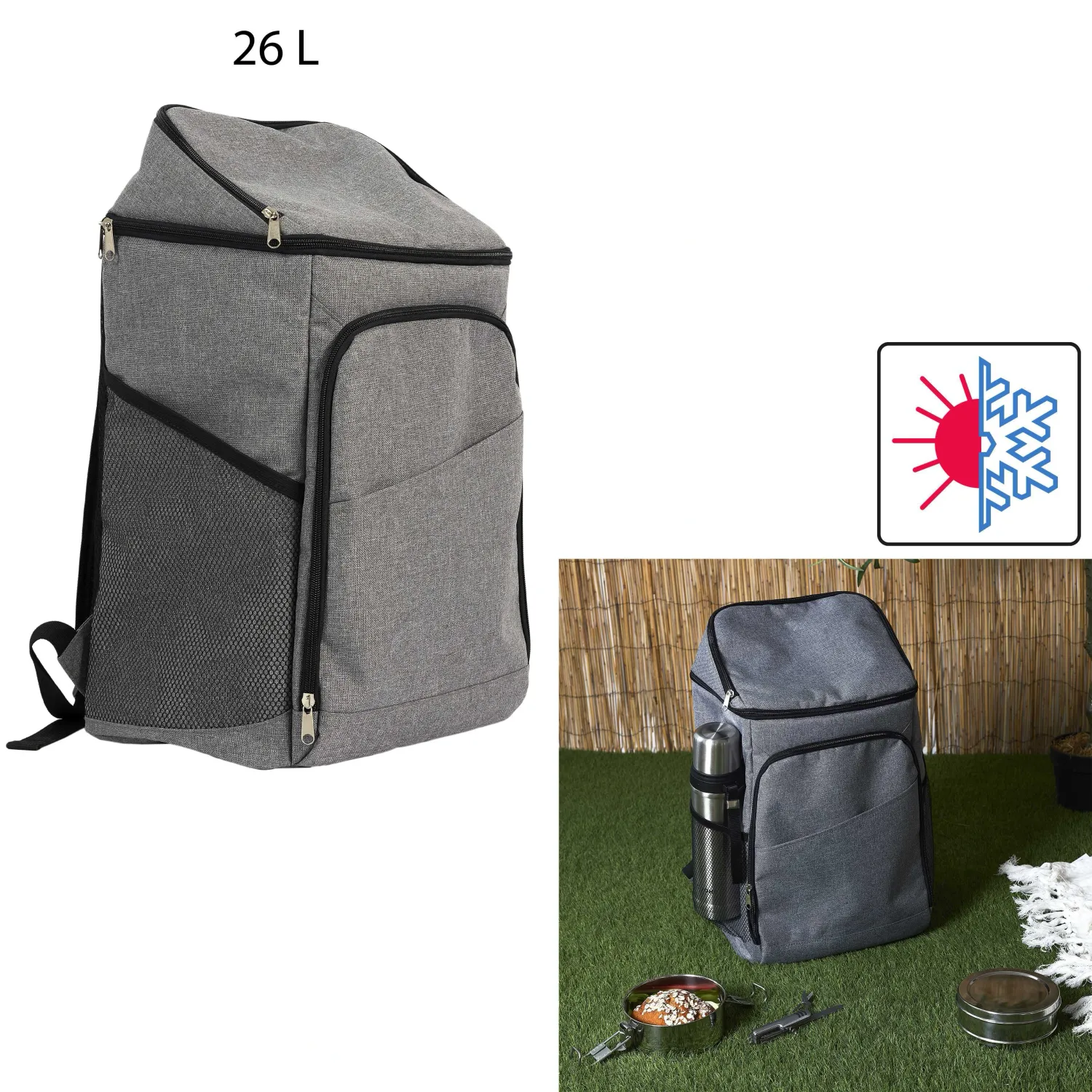 SAC À DOS FRAICHEUR MULTIPOCHES