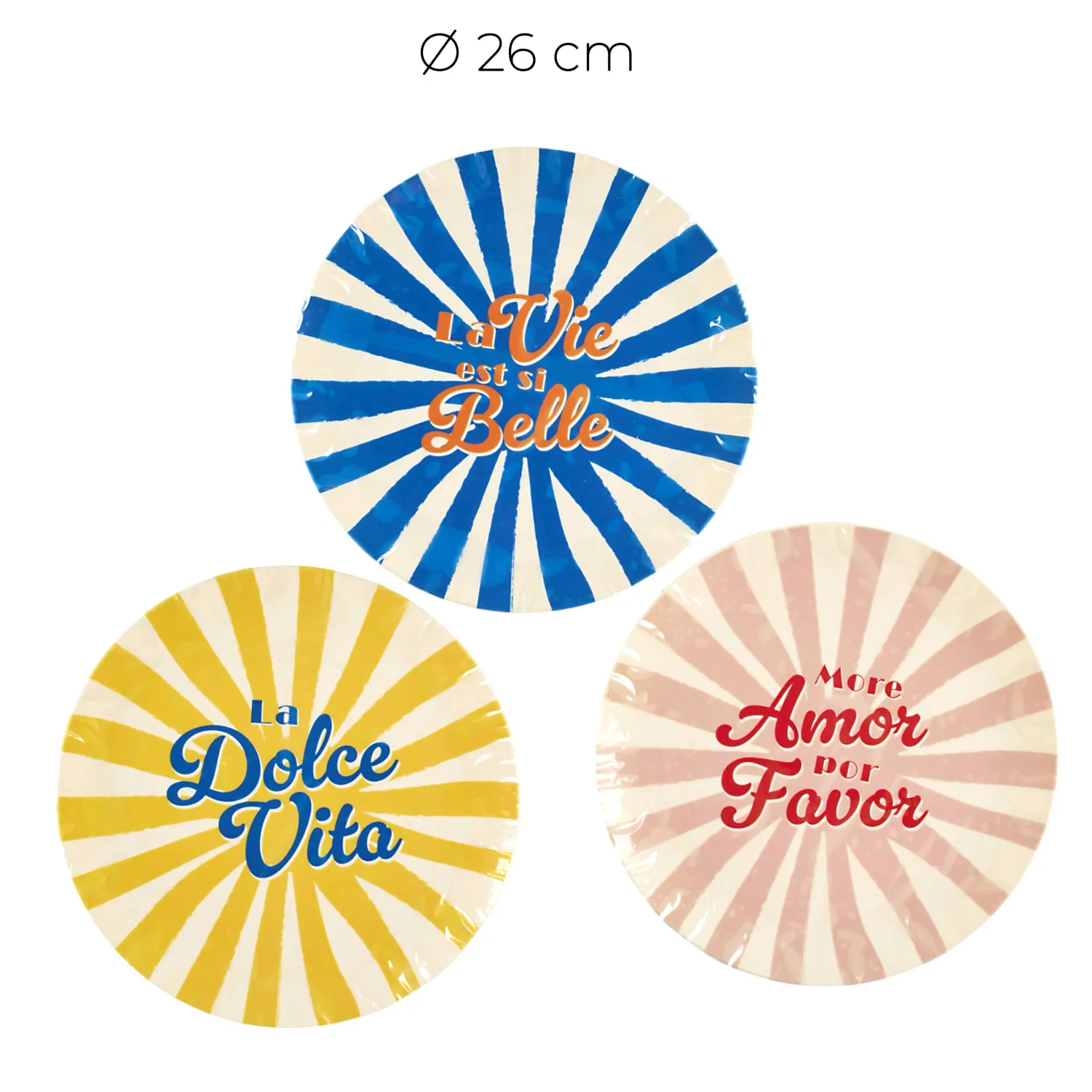 ASSIETTE "DOLCE VITA"