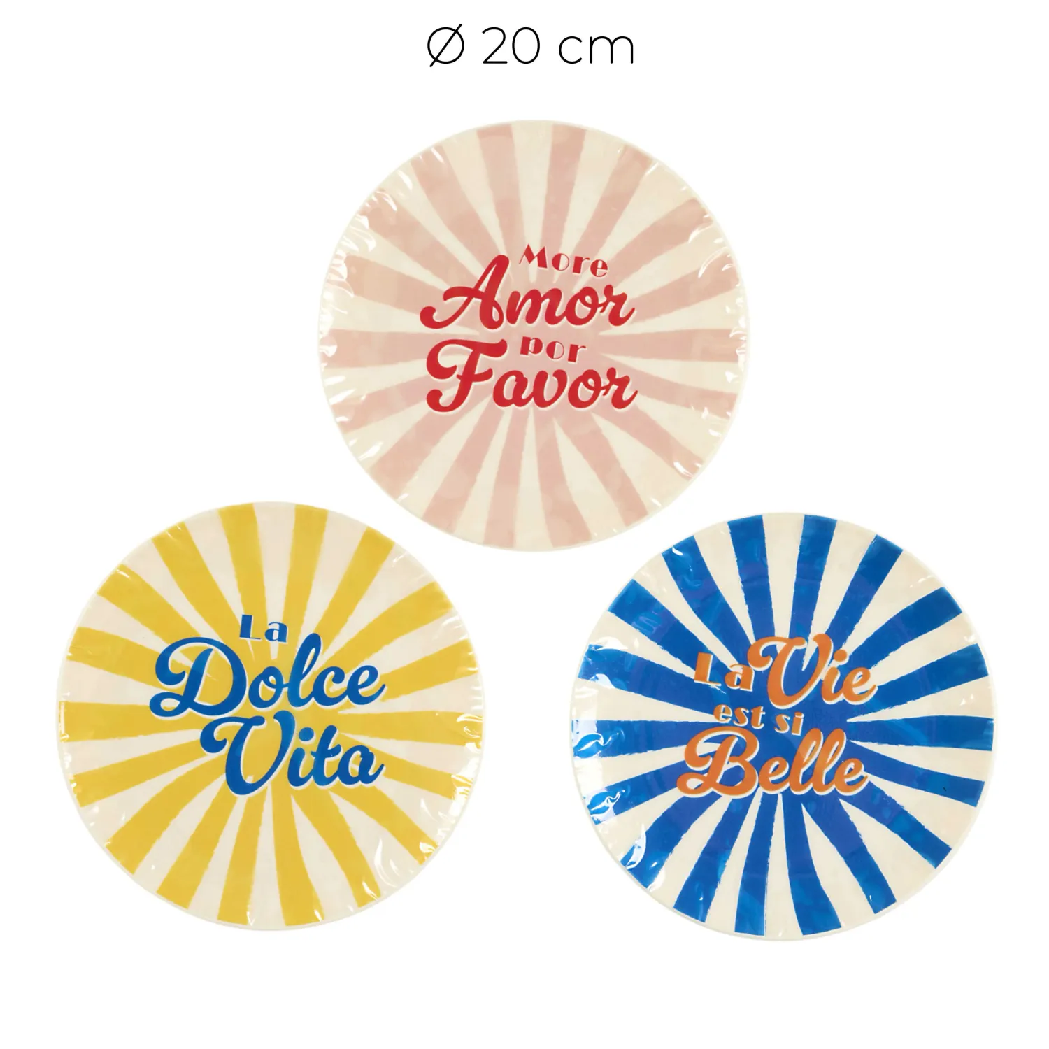 ASSIETTE "DOLCE VITA"