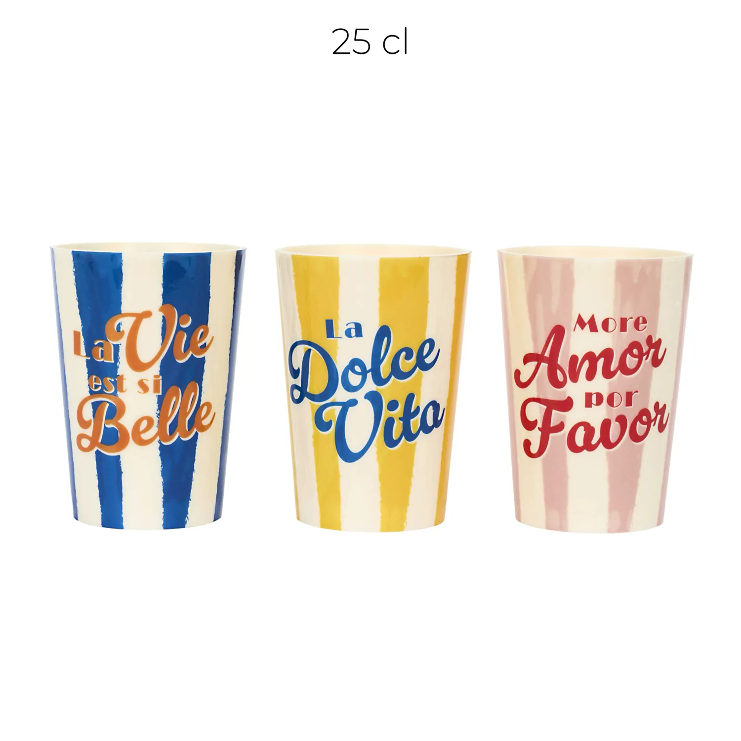 GOBELET "DOLCE VITA" 25CL