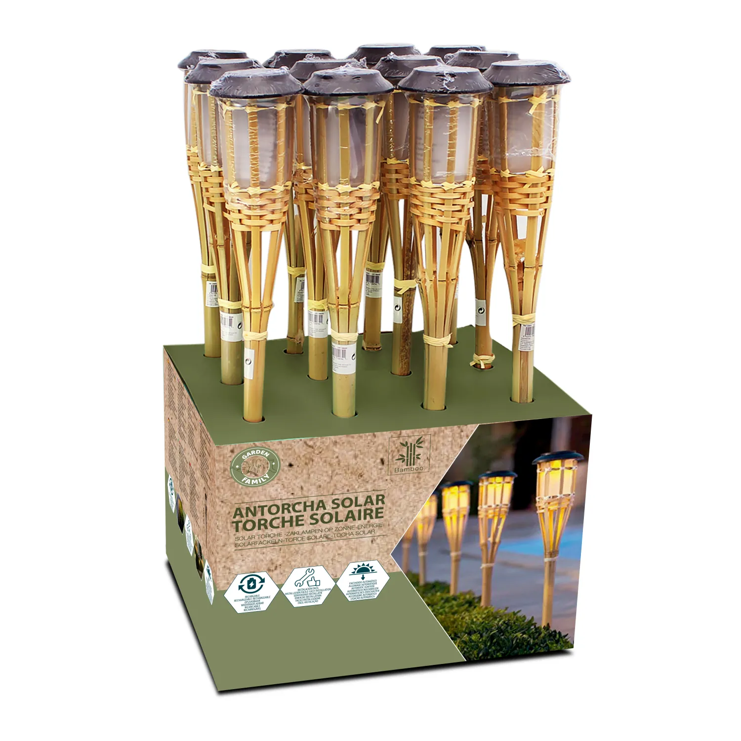 TORCHE BAMBOU SOLAIRE