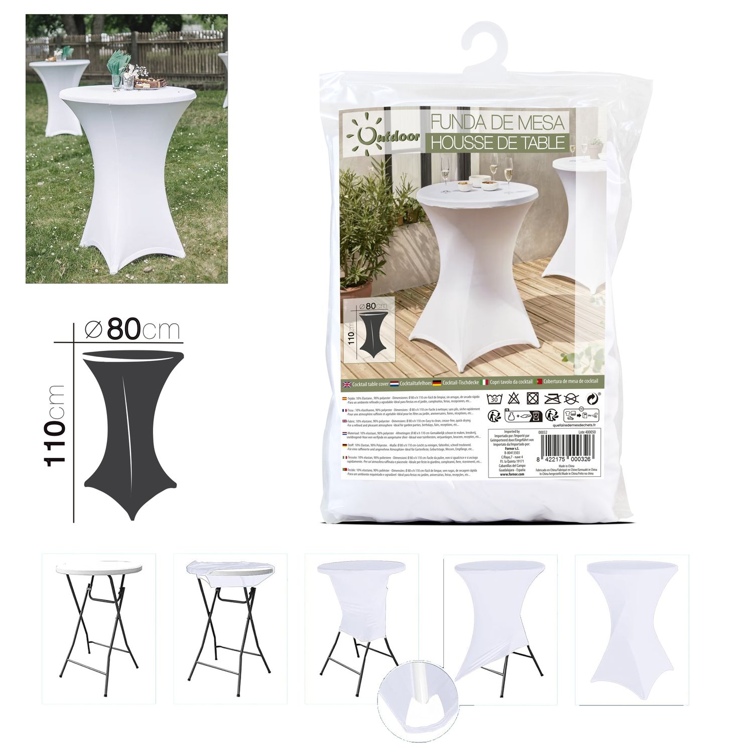 HOUSSE DE TABLE MANGE DEBOUT