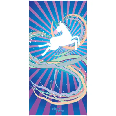 DRAP DE BAIN LICORNE