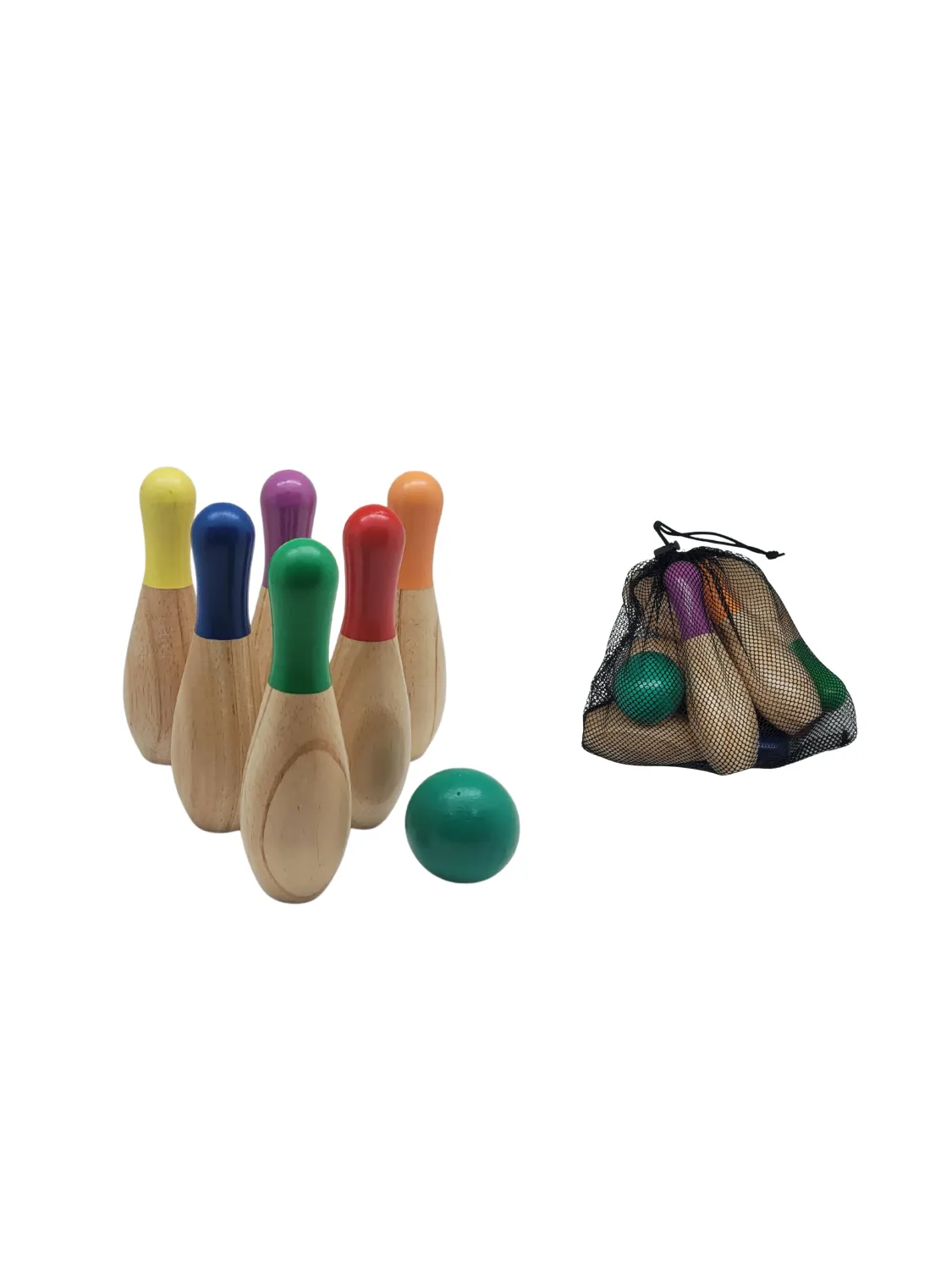 JEU DE QUILLES EN BOIS BOIS