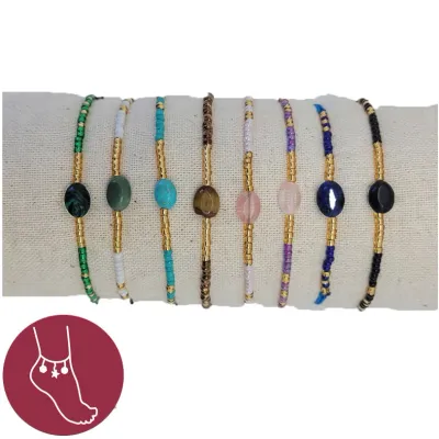 BRACELET CHEVILLE COQUILLAGE
