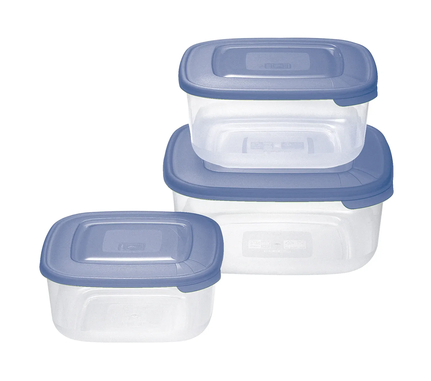 LOT DE 3 BOITES ALIMENTAIRES CARRÉES LOT DE 3 BOITES ALIMENTAIRES CARRÉES