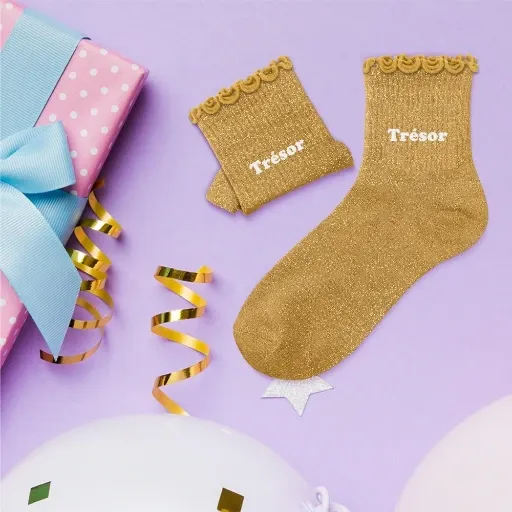 CHAUSSETTES À PAILLETTES ENFANT CHAUSSETTES À PAILLETTES ENFANT