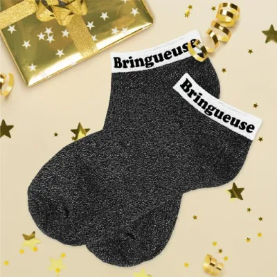 SOCQUETTES À PAILLETTES FEMME