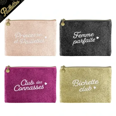 PORTE MONNAIE À PAILLETTES