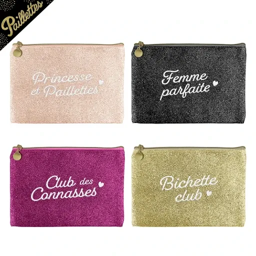 PORTE MONNAIE À PAILLETTES PORTE MONNAIE À PAILLETTES