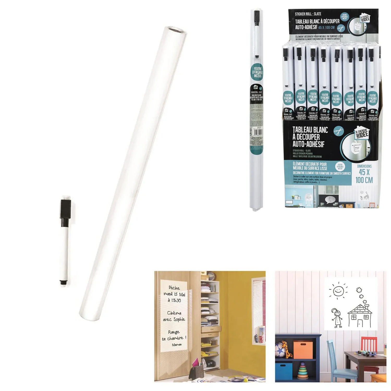 Rouleau sticker tableau