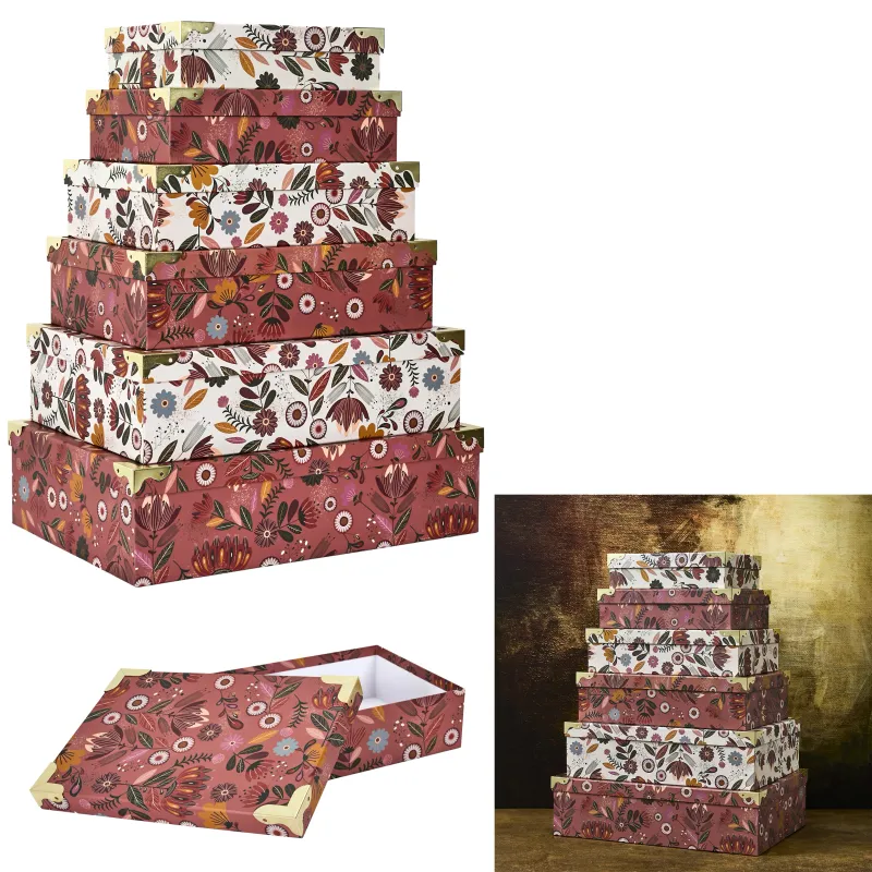 Boites de rangement "HERITAGE" taille 4