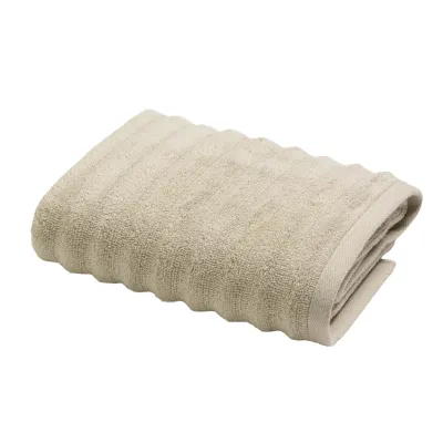 Serviette de toilette 50x90cm éponge "Maya" taupe