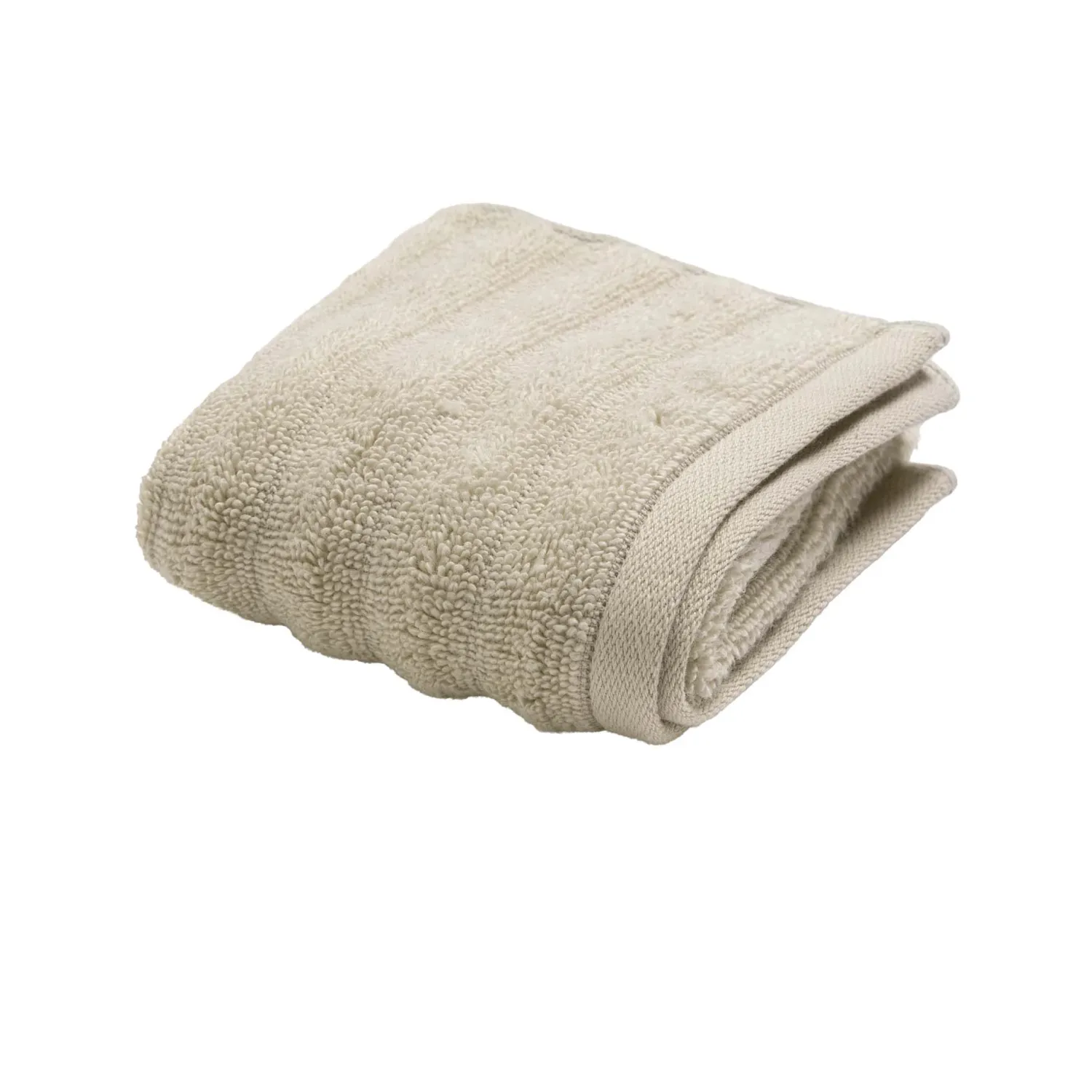 Serviette invite 30x50cm éponge unie Serviette invite 30x50cm éponge unie "Maya" taupe
