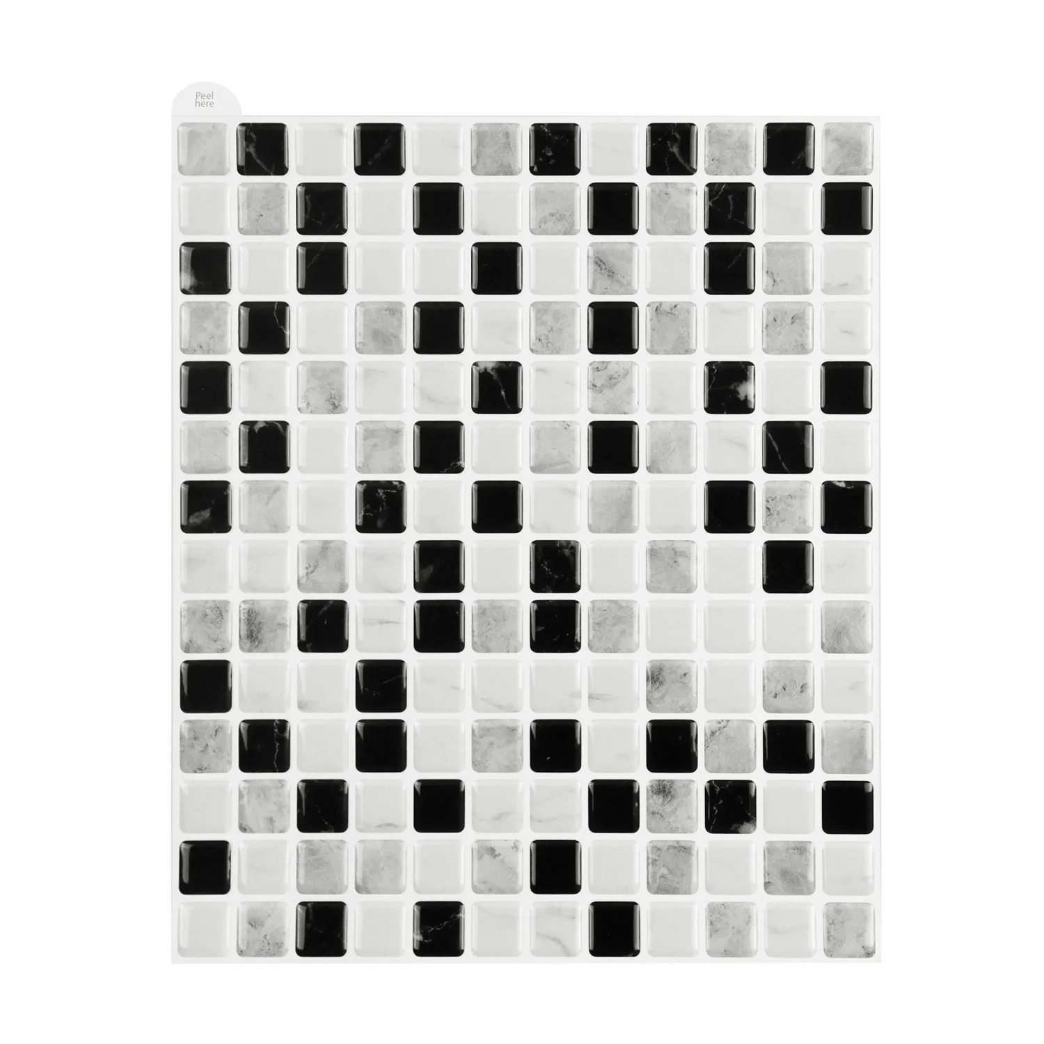 Sticker adhésif 30.5x25cm mural MOSAIK