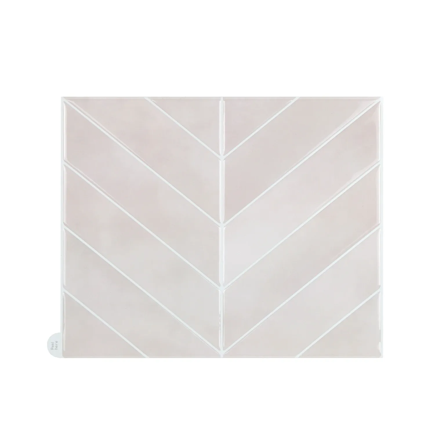 Sticker adhésif 30.5x25cm mural PARMA BLUSH