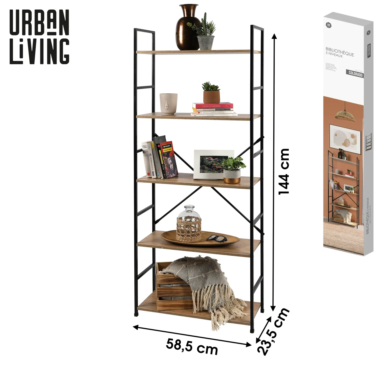 Etagère échelle 5nvx