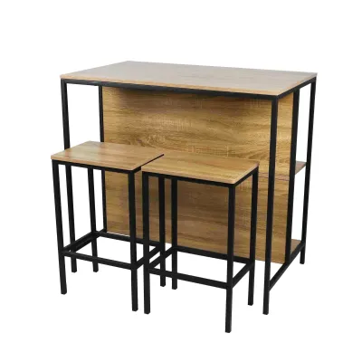 Table bar et ses 2 tabourets "COLORADO"
