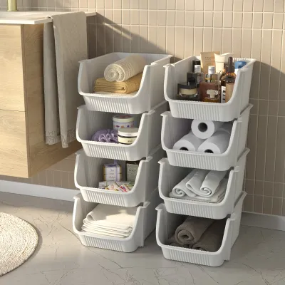 Tour de rangement 4 bacs