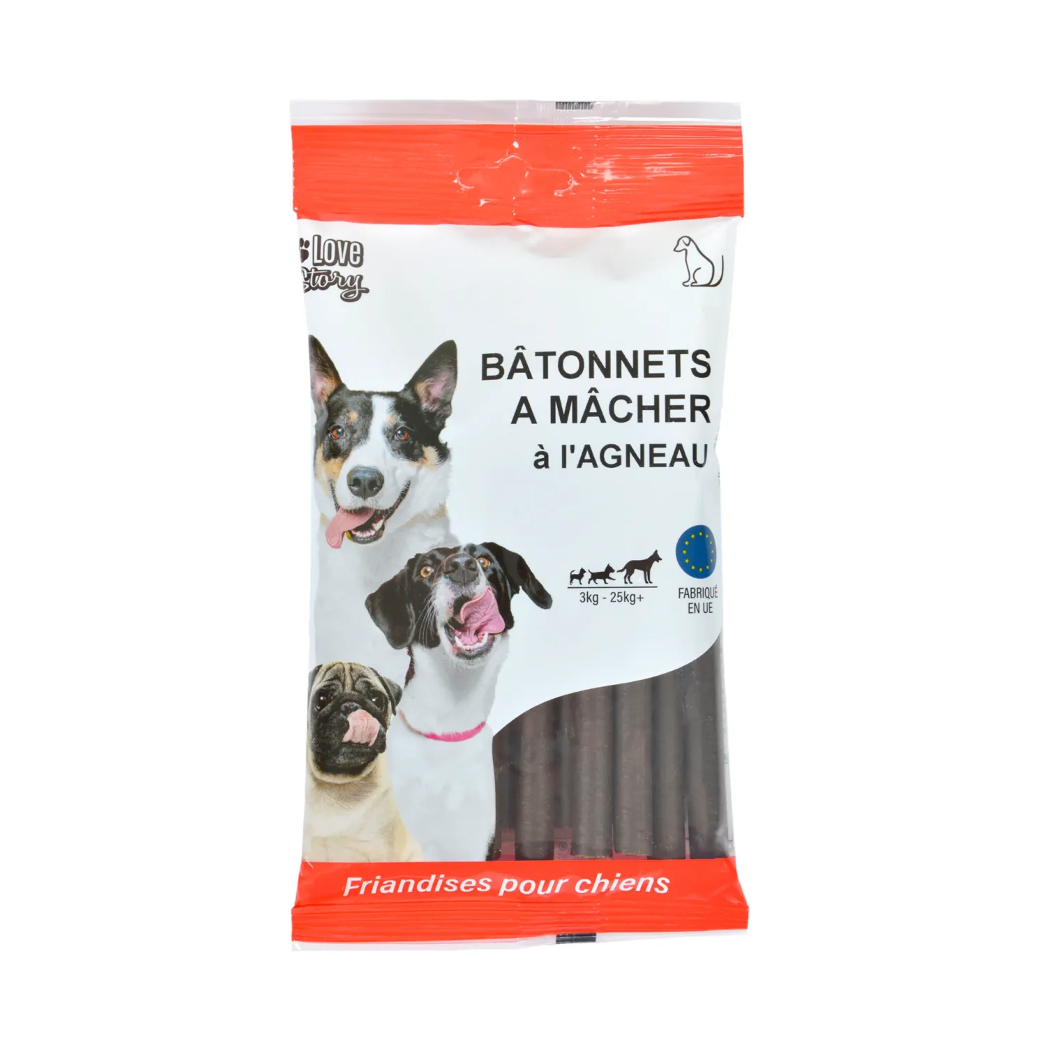 Sticks dentaires à macher pour chien