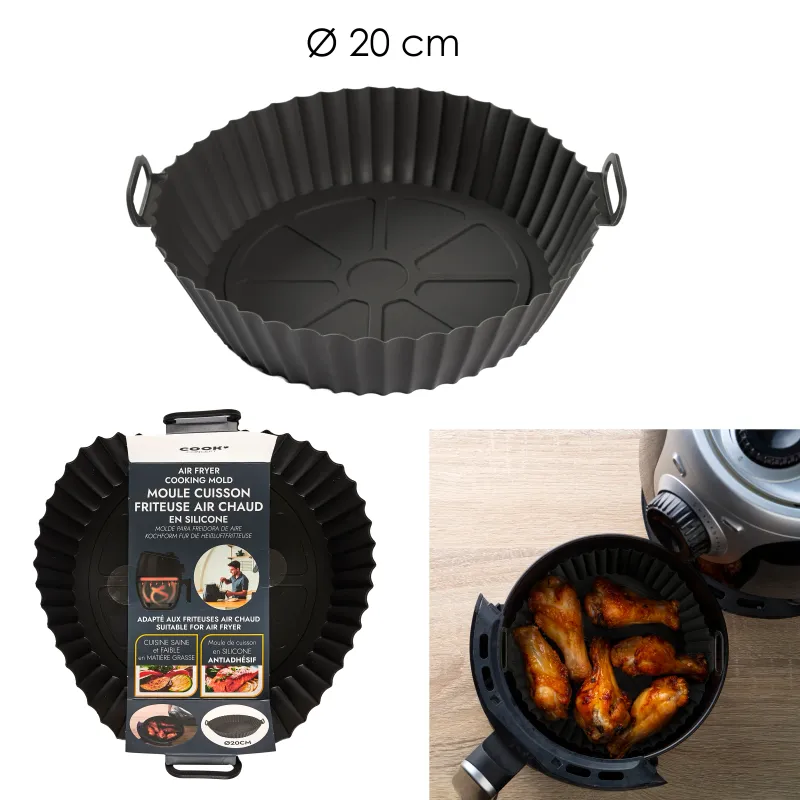 Moule en silicone pour friteuse à air chaud Moule en silicone pour friteuse à air chaud