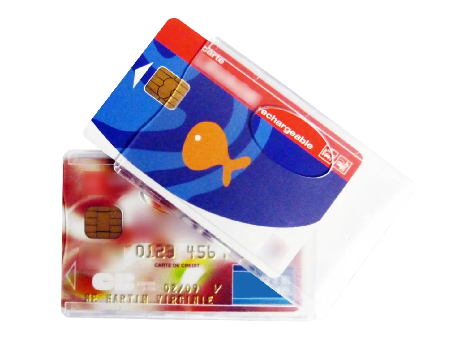 ETUI RIGIDE 1 CARTE TRANSPARENT