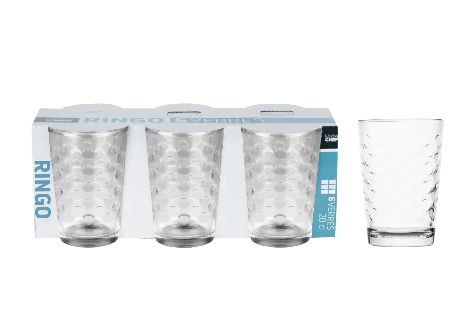 VERRES RINGO 20CL X6