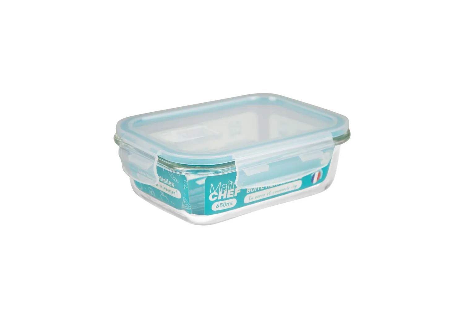 BOITE HERMETIQUE RECT 0.65L