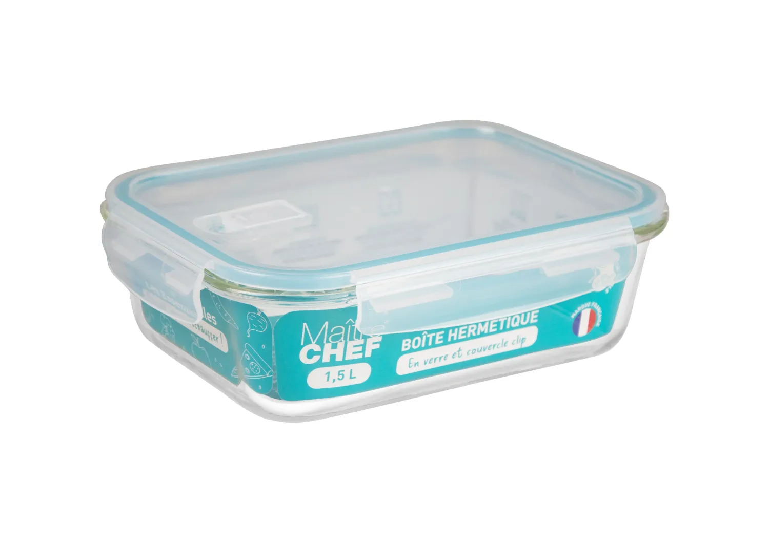 BOITE HERMETIQUE 1.5L RECTANGLE