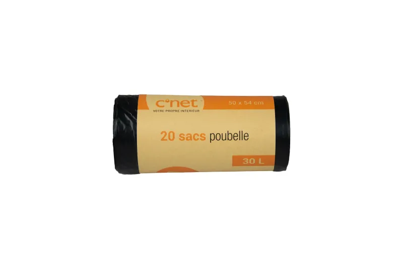 SAC POUB LIEN NOIR 30L X20