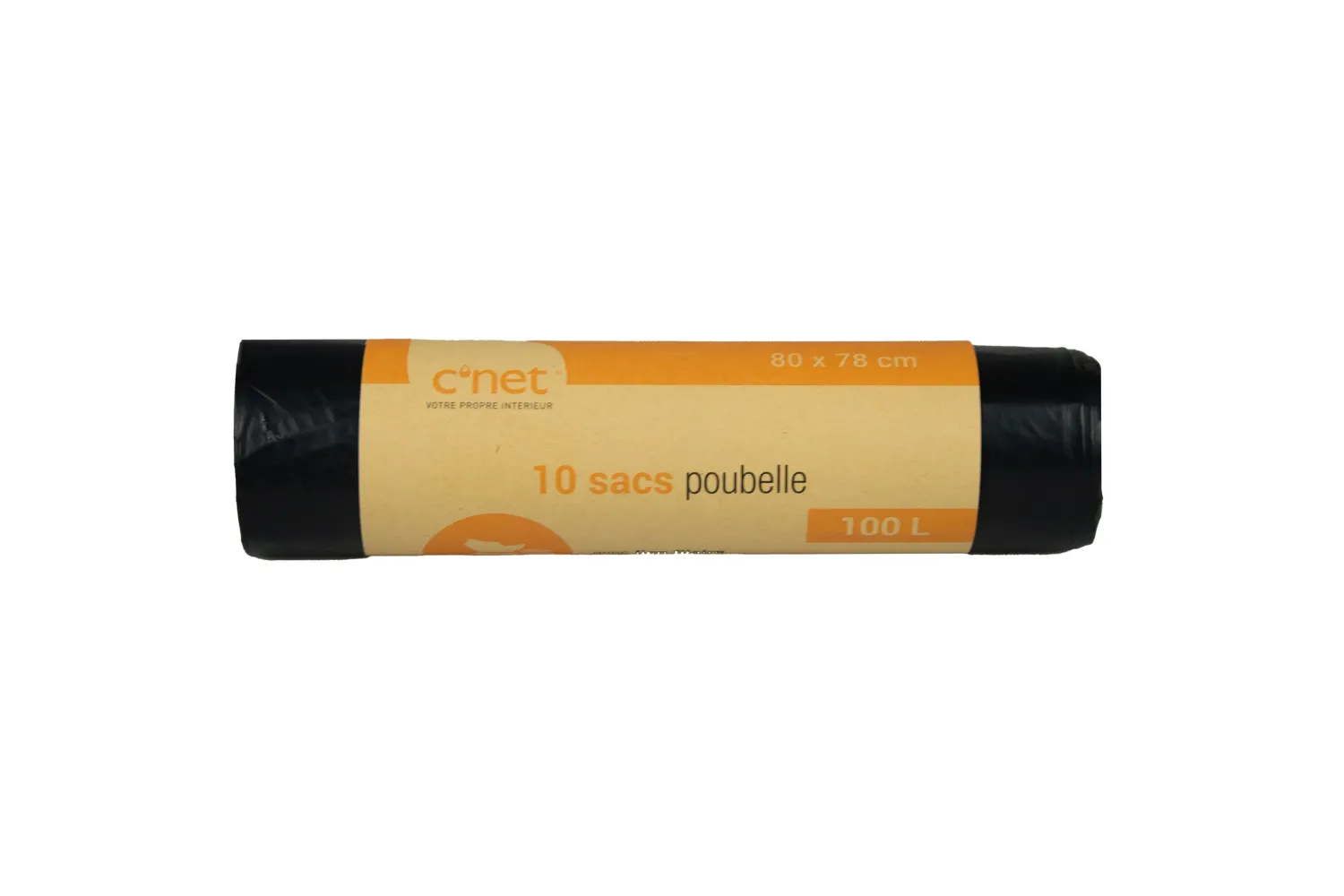 SAC POUB LIEN NOIR 100L X10