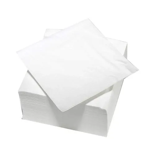 SERVIETTES 30X30CM 1 PLI X100 BLANC